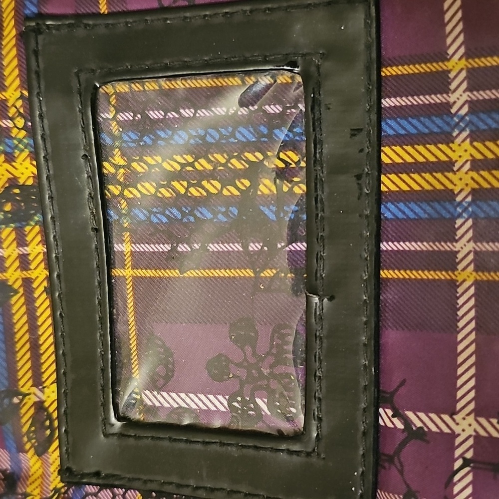 Vintage Betsey Johnson Betseyville Plaid Crossbody Bag - Picture 12 of 12